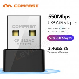 Mini Nano Placa Wifi 150-650Mbps Wireless Usb - FRETE GRÁTIS